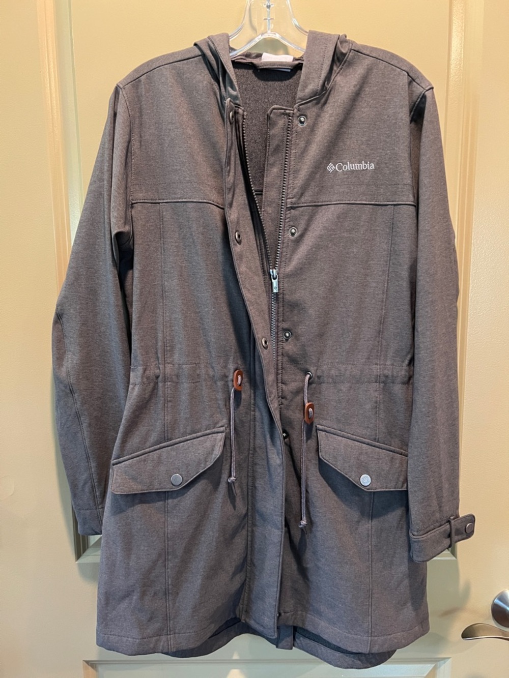 Columbia Women’s Hooded Utility Parka - Mocha/Lt. Brown